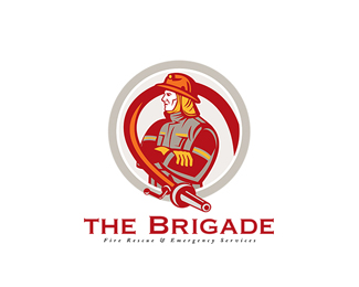 Brigade Emergency Fire Services Logo