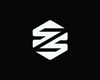Letter Ss Hexagon Logo