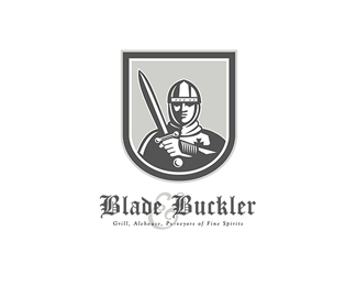 Blade Buckler Grill Alehouse Logo