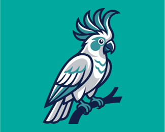 Cockatiel Cartoon Illustration