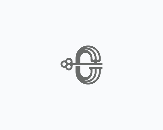 Letter G Key Logo