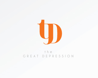 The Great Depression Orange Logo