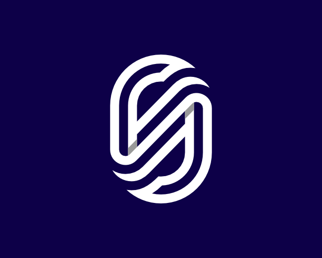 Letter SO OS Line Logo