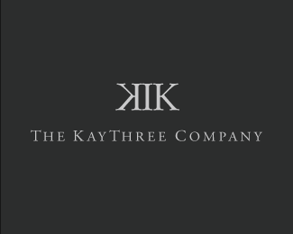 The KayThree Company Logo Black BG