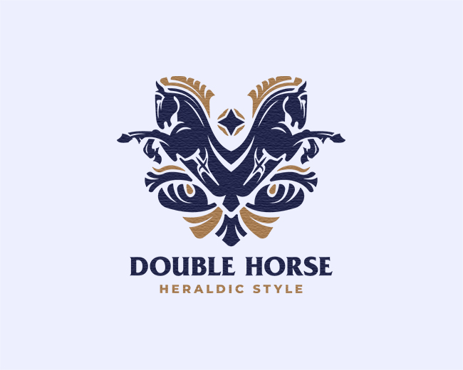 Double horse logo