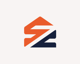 Letter SL House Logo