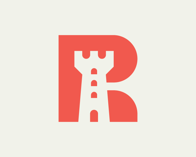 Modern R With Castle Logo