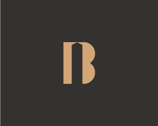 Letter B Real Estate Logo
