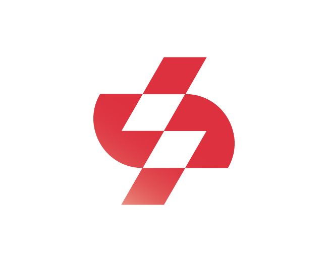 Futuristic S Logo for Blockchain Company