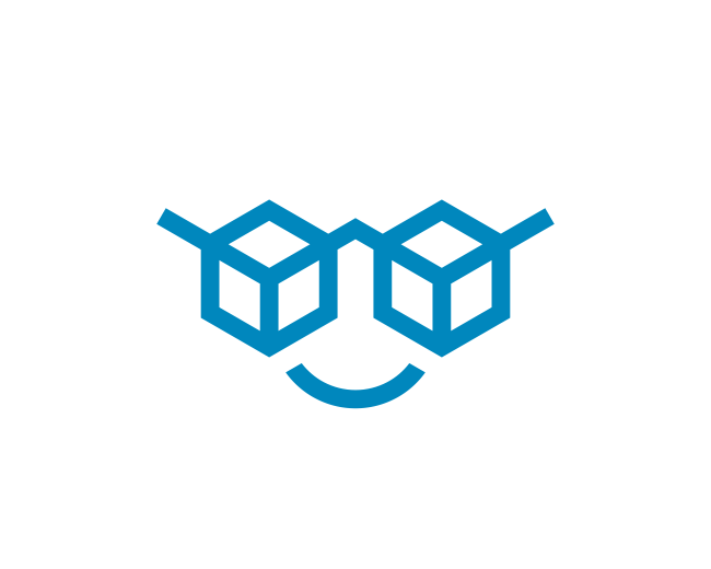 Geek Cube Glasses Logo