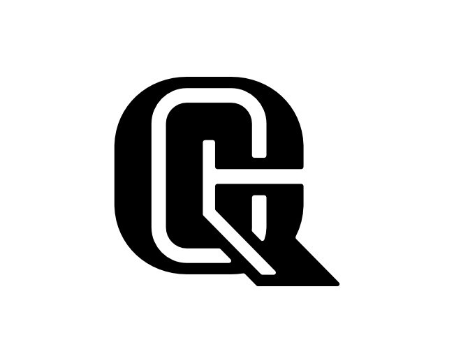Letter QC Initial CQ Monogram Logo