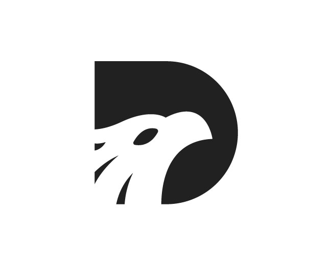 D Letter American Eagle Logo