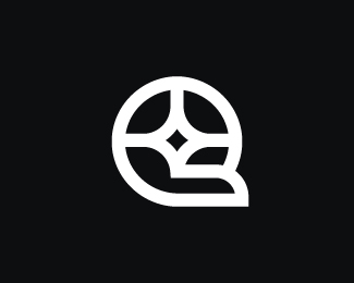 Letter Q Star Logo
