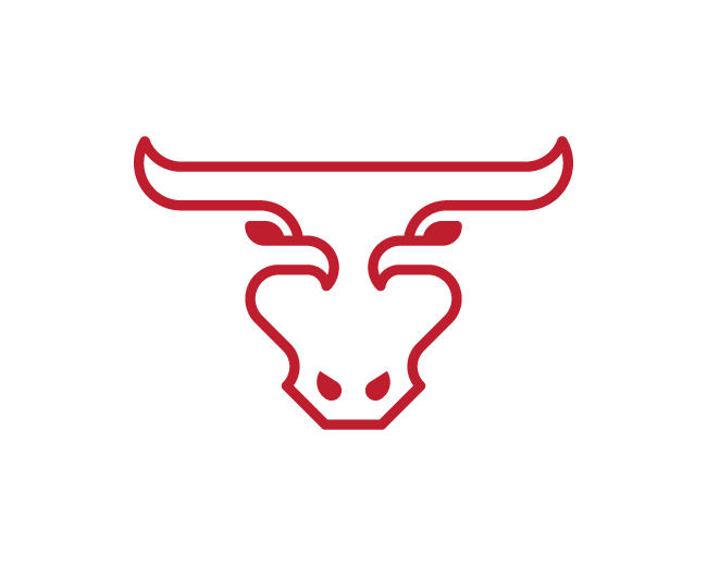 Modern Monoline eagle with Bull Head Logo
