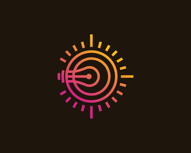 Creative Light Bulb Logo