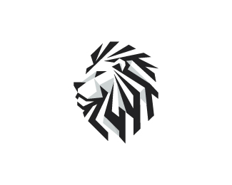 Majesty Geometric Lion Logo