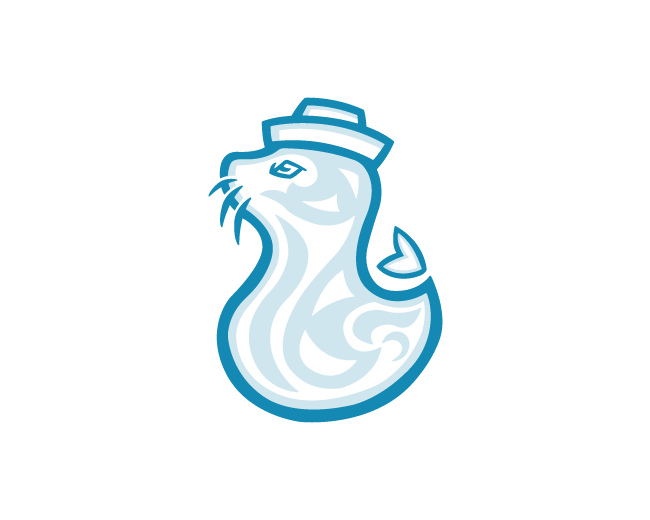 Sea Lion Sailor Logo