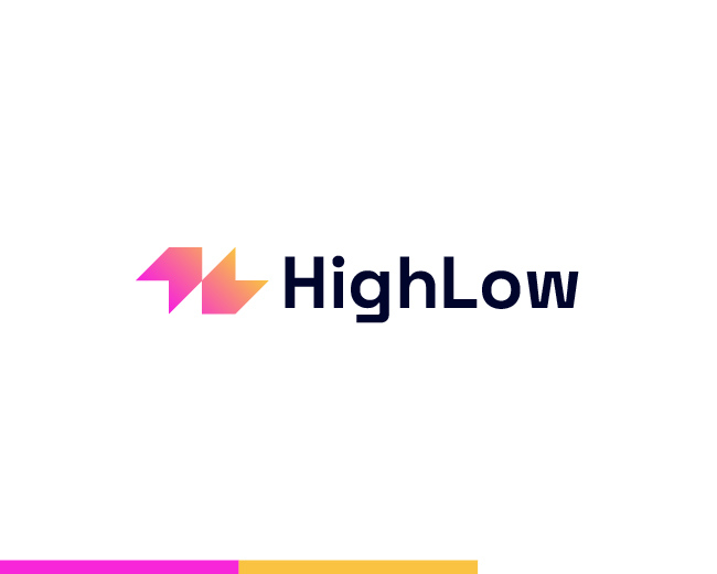 HighLow – Up & Down Market Logo Concept