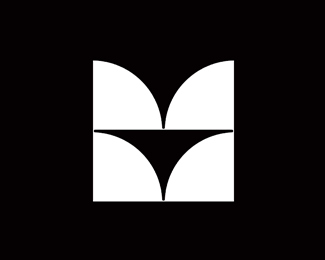 N + M geometric logo