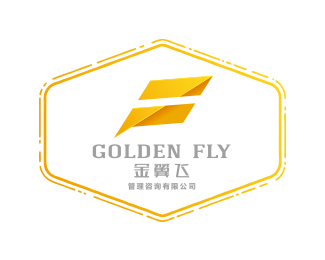 GOLDEN FLY 金翼飞管理咨询 logo design