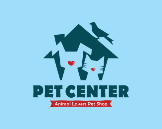 Logopond - Logo, Brand & Identity Inspiration (Pet Center Animal Lovers Pet  Shop Logos for Sale)