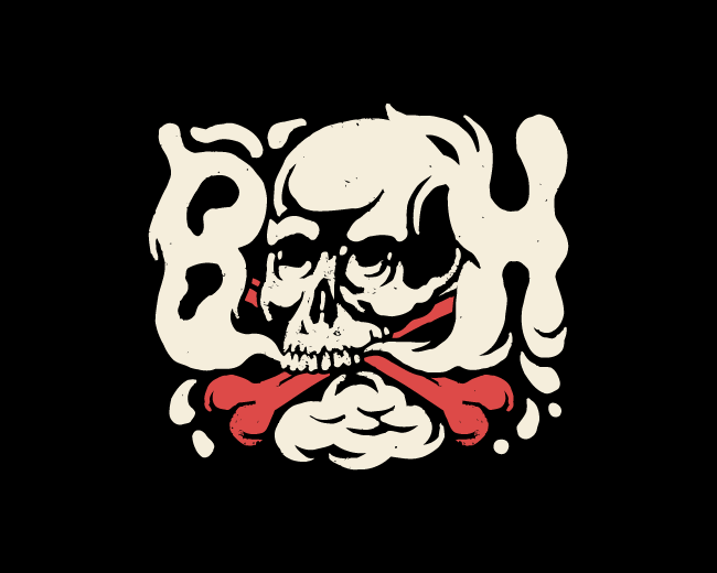 Skull with Smoke