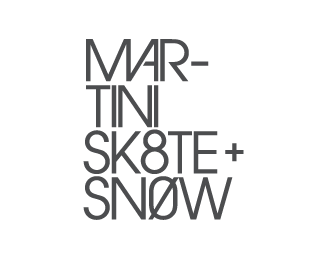 Martini Skate + Snow Logo 3