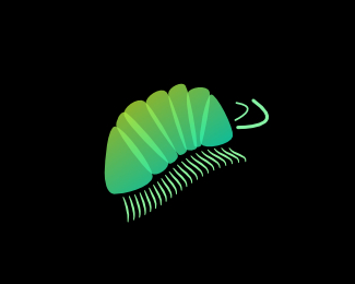 Luminous Caterpillar Logo Design