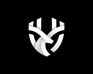 Deer Shield Crest Logo