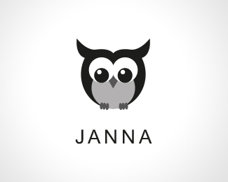 Janna owl logo