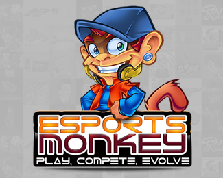 Esports Monkey Logo Design