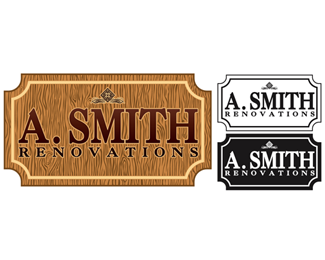 A. Smith Renovations Logo Concept