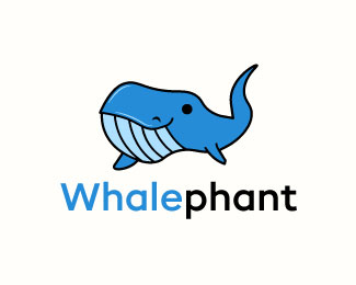 Hybrid Logo, Whalephant – Whale Elephant