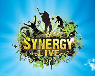 Synergy Live on background image