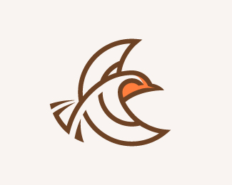 Moon Bird Logo Design