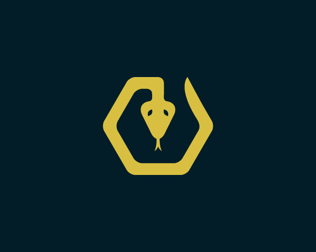 Hexagon Snake Logo