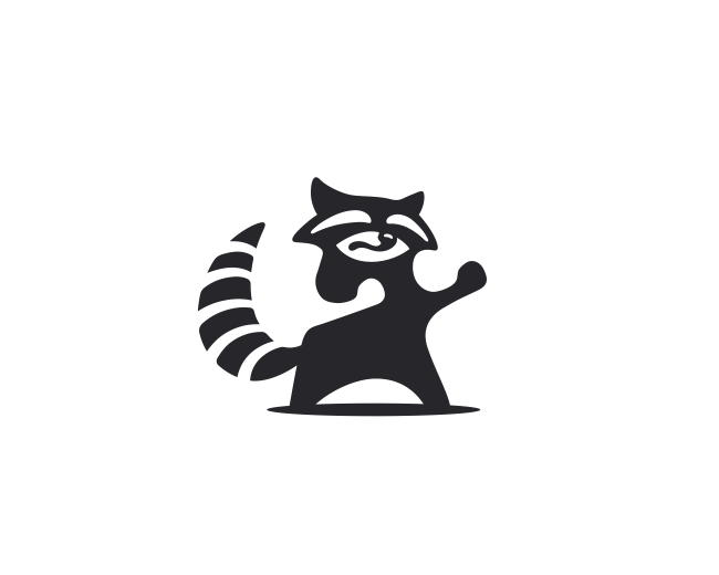 Raccoon Bandit Logo