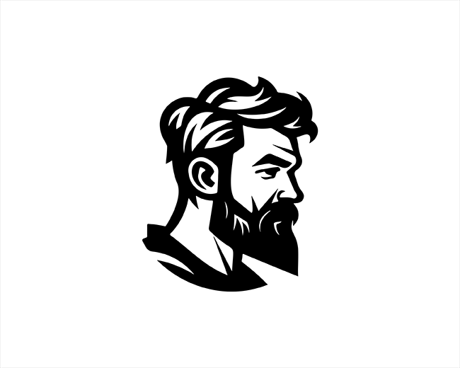 Beard Man Logo