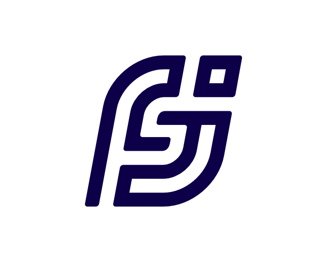 Letter FJ JF Logo