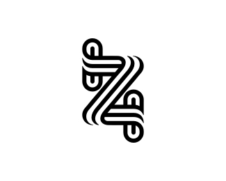 4Z Or Z4 Letter Logo