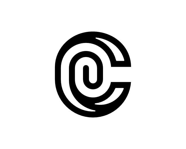 Letter C Clip Logo