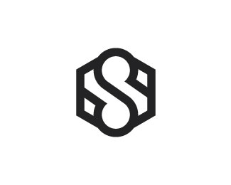 Letter S Hexagon Logo
