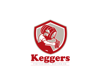 Keggers Professional Bartender Logo