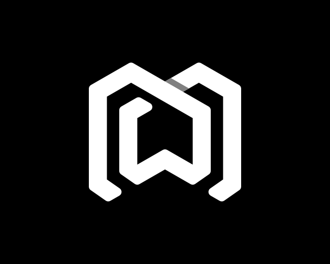 WM Or MW Letter Logo
