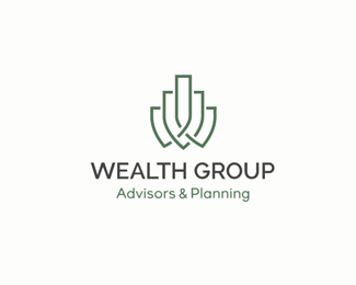 Wealth Group logo design