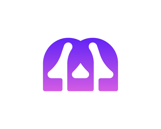 Modern Letter M Logo