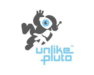 Unlike Pluto Logo