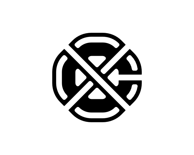 Letter CX Initial XC Monogram Logo