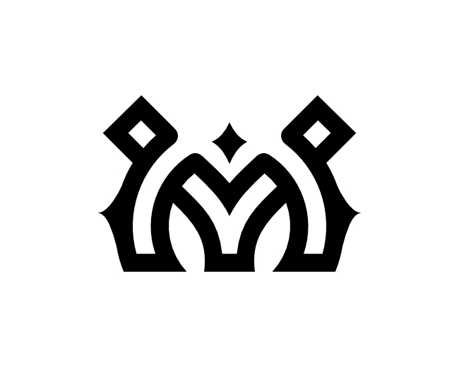 YM Or MY Letter Logo