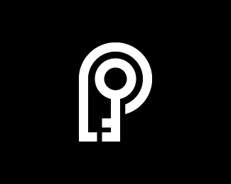 P And Key Logo